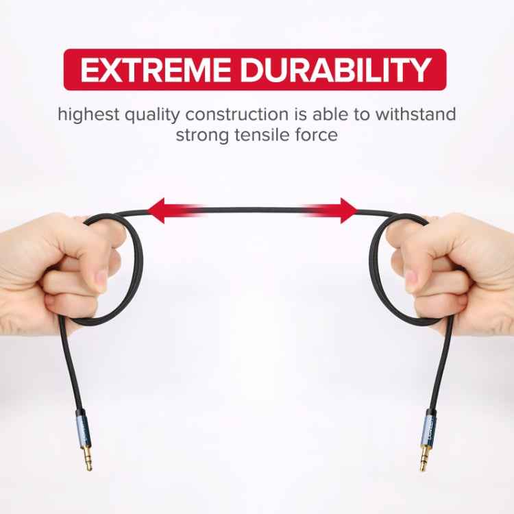 Ugreen AV112 Audio Cable 3.5mm Speaker Line Aux Cable, Length:3m(Blue)