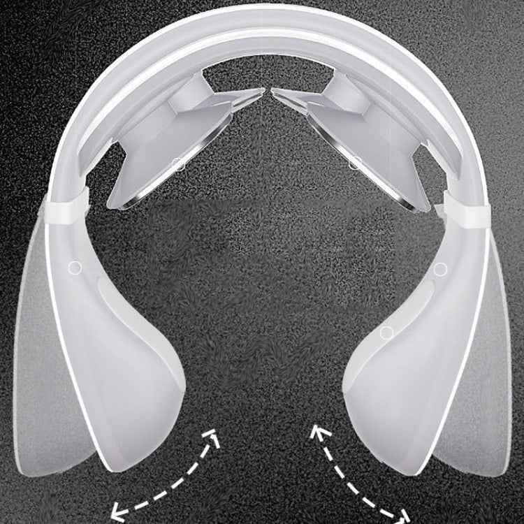 Pulse Multifunctional Hot Compress Physiotherapy Shoulder and Neck Cervical Massager Neck Protector, Style:Two Ends(White)
