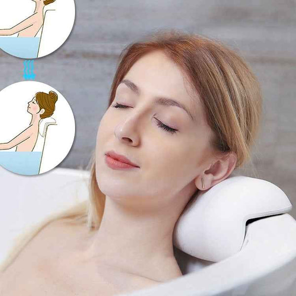 Universal Self-skinning Waterproof Massage Bathtub Pillow
