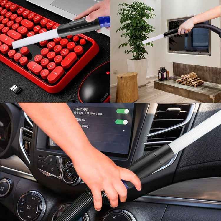 Universal Vacuum Attachment Tool, Tiny Tubes Cleaner for Car /Pets/ Keyboards/Air Vent /Drawers