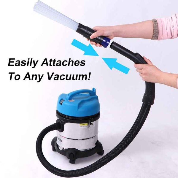 Universal Vacuum Attachment Tool, Tiny Tubes Cleaner for Car /Pets/ Keyboards/Air Vent /Drawers