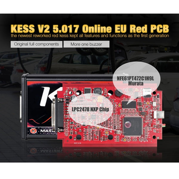 V2 V5.017 EU ECM Titanium Winols KTAG 4 LED Online Master Version ECU OBD car / truck Programmer tool