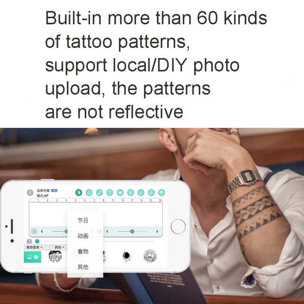 EVEBOT Portable Diy Tattoo Machine Inkjet Pen Mini Printer