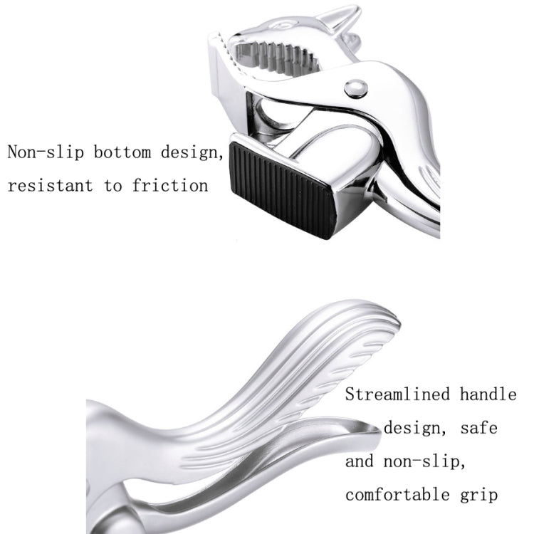 Squirrel Shape Walnut Clip Multifunctional Nut Shell Clip, Bright Color, Sand Color