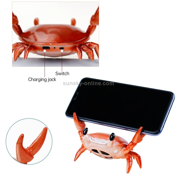 Weightlifting Crab Mobile Phone Stand Desktop Bluetooth Speaker Pen Holder Eye Stand Lazy Mobile Phone Stand