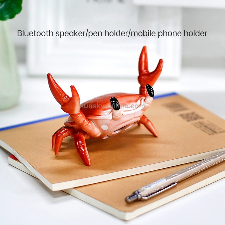 Weightlifting Crab Mobile Phone Stand Desktop Bluetooth Speaker Pen Holder Eye Stand Lazy Mobile Phone Stand