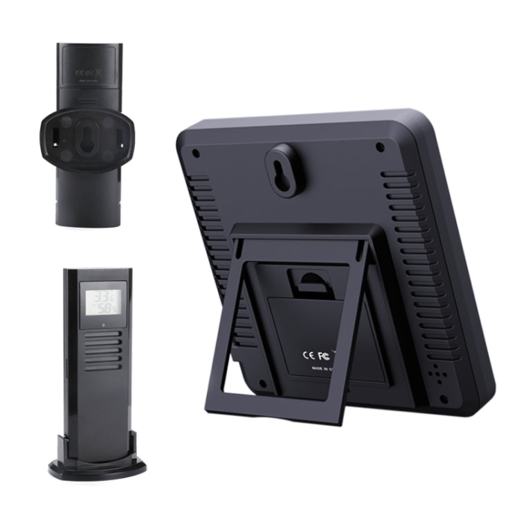 Three Dragged Multi-Function Wireless Thermometer And Hygrometer Indoor And Outdoor High-Precision Thermometer With Color Alarm
