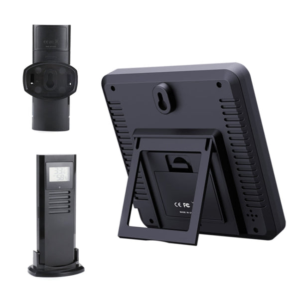 Three Dragged Multi-Function Wireless Thermometer And Hygrometer Indoor And Outdoor High-Precision Thermometer With Color Alarm
