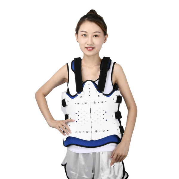 Adjustable Thoracolumbar Fixation Brace And Waist Protector,Style: