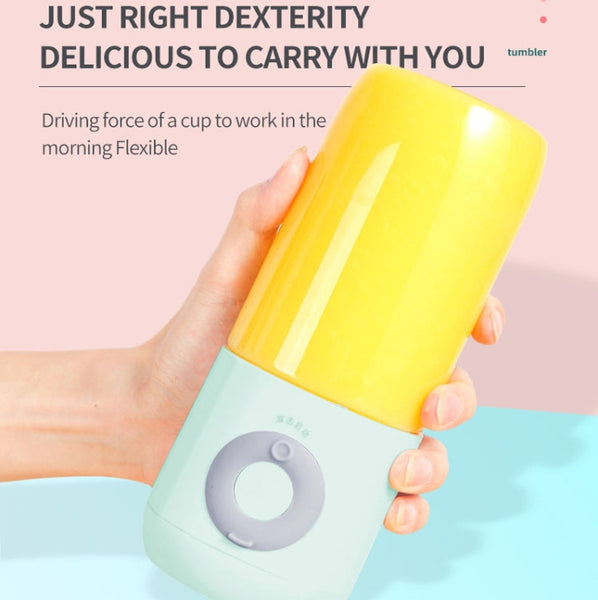 Mini Portable Usb Juice Machine  Multi-Function Electric Charging Household Juicer, White, Green, Pink