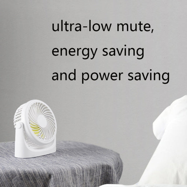 JD-Q1 Office Student Dormitory Mini Silent USB Fan, White, Pink, Black