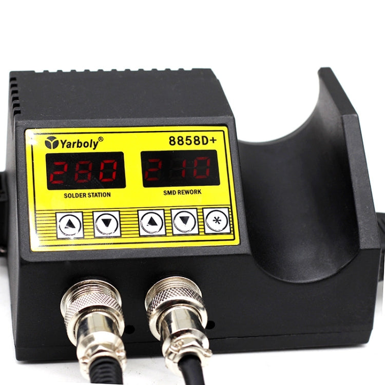 8858 Portable Rework Soldering Station Hot Air Blower For SMD/PCB, EU Plug, 8858