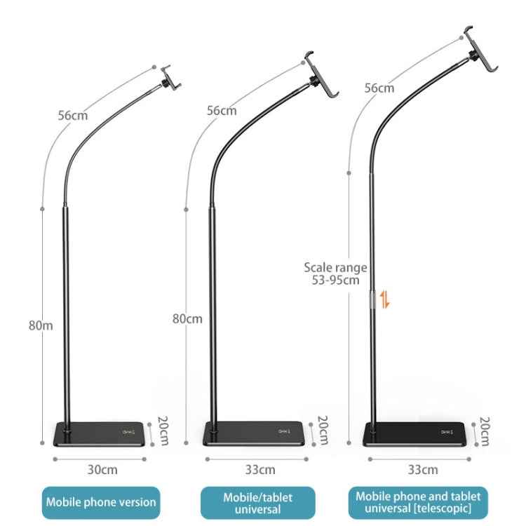 SSKY L6 Bedside Sofa Live Landing Phone Tablet Computer Bracket, Style:, L6 Experience Version (Black), L6 Base Heavy Telescopic Version (White), L6 Phone Version (White), L6 Phone Version (Black), L6 Base Heavy Version (White)                         ...