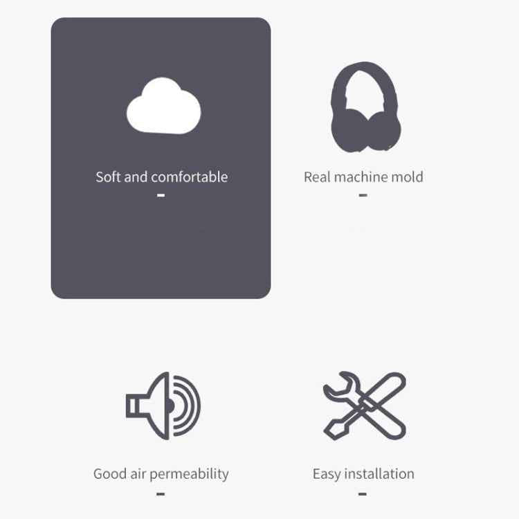 2 PCS Headset Accessories Protein Skin Earmuffs For HyperX Cloud Flight/Stinger