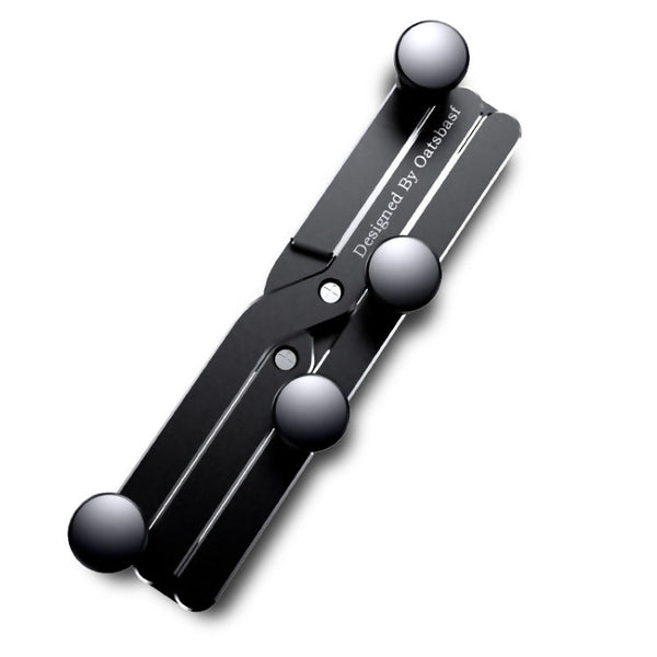 Oatsbasf 02750 Gravity Car Mobile Phone Holder In-car Navigation Buckle Bracket Air Outlet Bracket, Black, Silver, Red