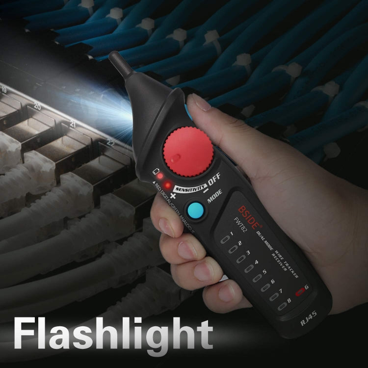 BSIDE FWT82 Analog And Digital Dual-Mode Anti-Interference Intelligent Line Finder Network Cable Tracker