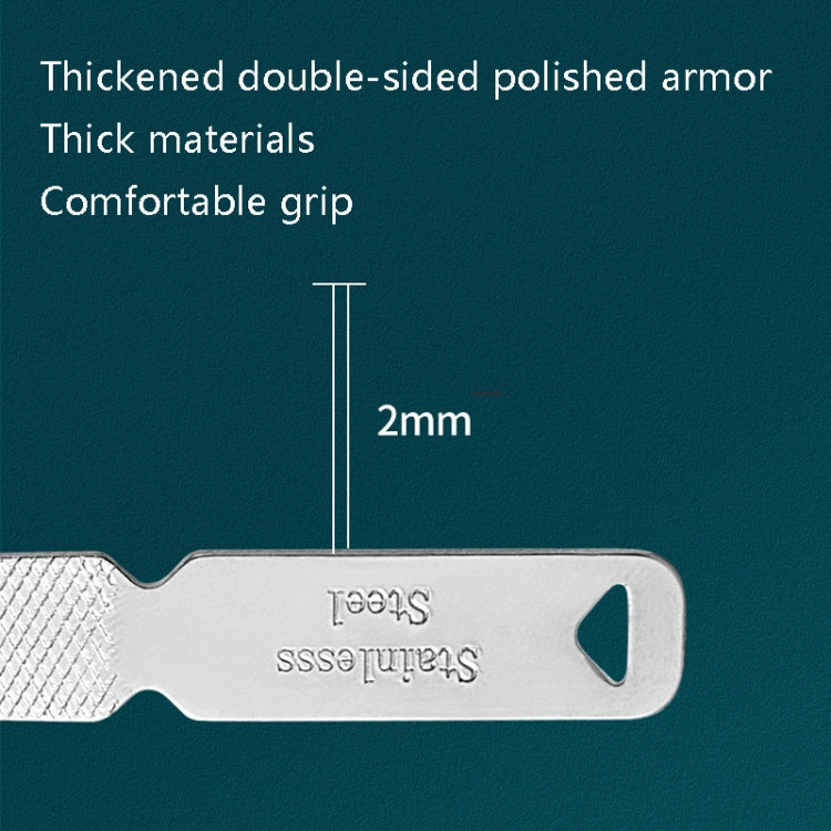 5pcs /Set Nail Scissors Portable Manicure Tool, Style:, Anti-splash (Silver)