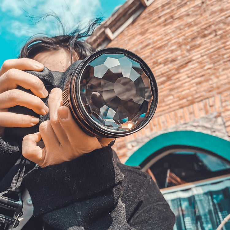 77mm Kaleidoscope Prism Foreground Blur Camera Glass Filter Lens
