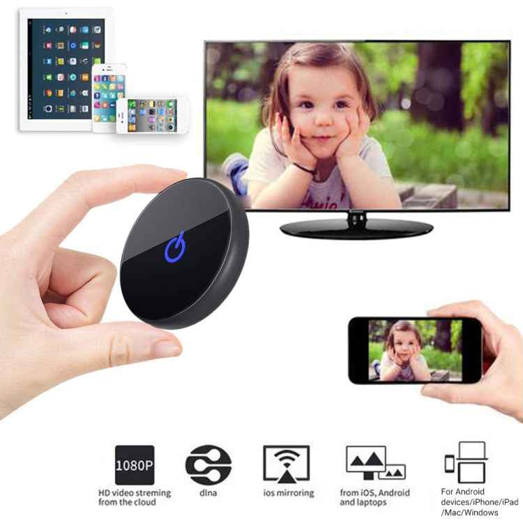 C29 1080P 2.4G + 5G  Wireless Display Dongle TV Stick WiFi DLNA HDMI-Compatible Display Receiver For TV iOS / Android Phone