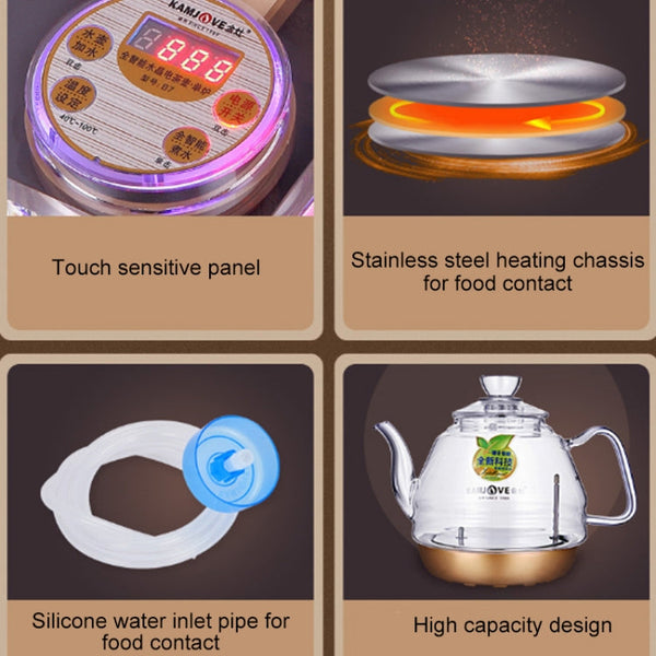 KAMJOVE B7 Full Intelligent Automatic Water Heating Electric Kettle Electric Tea Stove, CN Plug