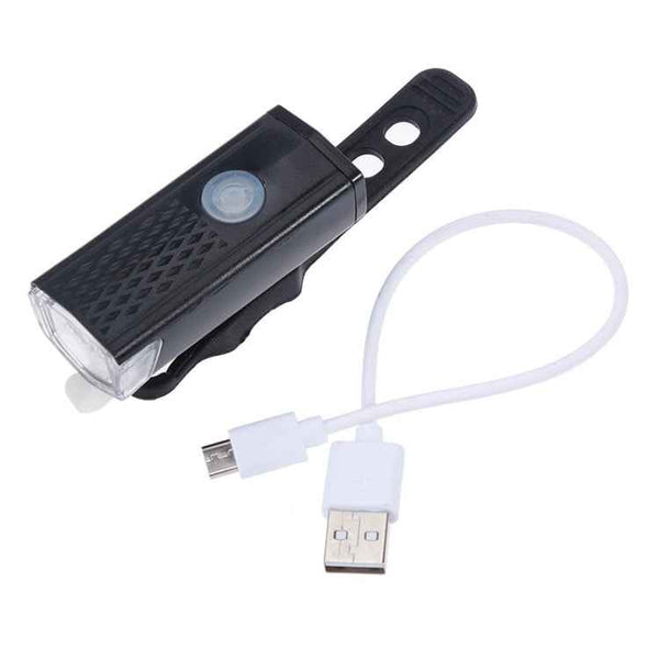 Bicycle Highlight USB Rechargeable Lamp Waterproof Bicycle Headlight Taillight Set(Headlight + Taillight)