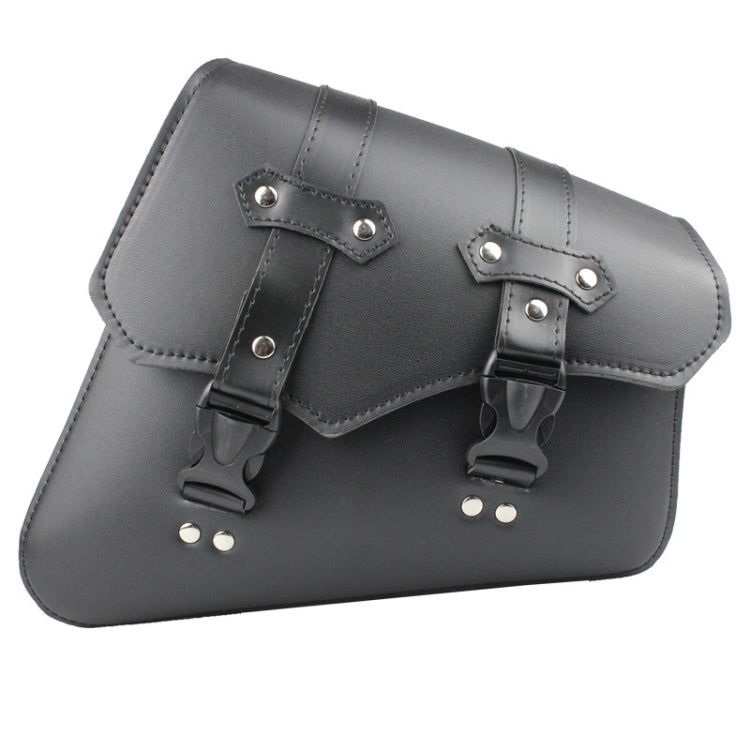 Motorcycle Side Box Package Fast Demolition Triangle Side Bag Leather Cycling Bag