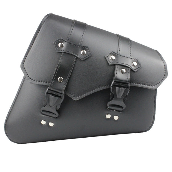 Motorcycle Side Box Package Fast Demolition Triangle Side Bag Leather Cycling Bag