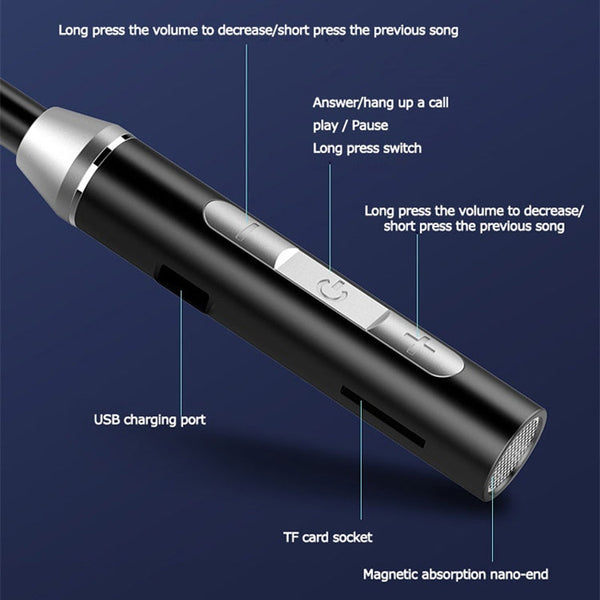 BT-63 Wireless Bluetooth Neck-mounted Magnetic Headphone