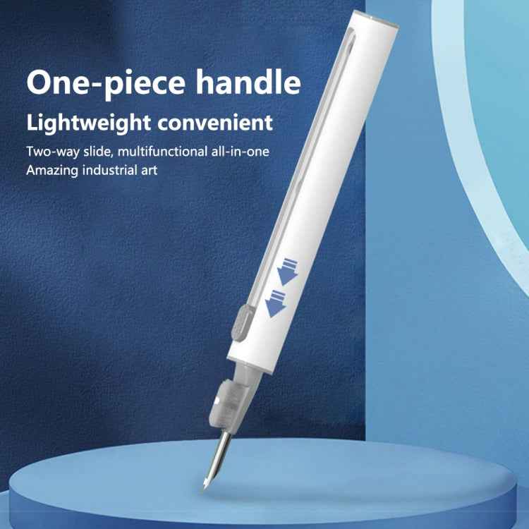 Q5 Bluetooth Earphone Telescopic Cleaning Pen Brush(White)