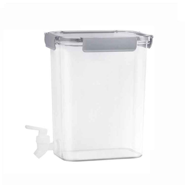 4.5L Home Kitchen Refrigerator Cold Kettle With Faucet(Gray)