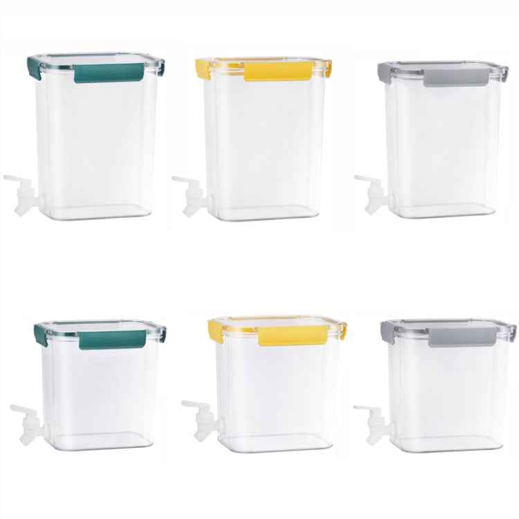 4.5L Home Kitchen Refrigerator Cold Kettle With Faucet(Gray)