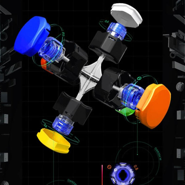 GAN356M Competition Foggy Third-Order Magnetic Magic Cubes, Style: