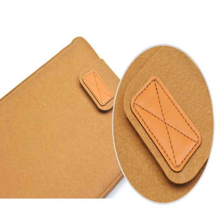 Vertical Felt Laptop Bag Tablet Sleeve Bag, Size: 15 Inch(Dark Gray)