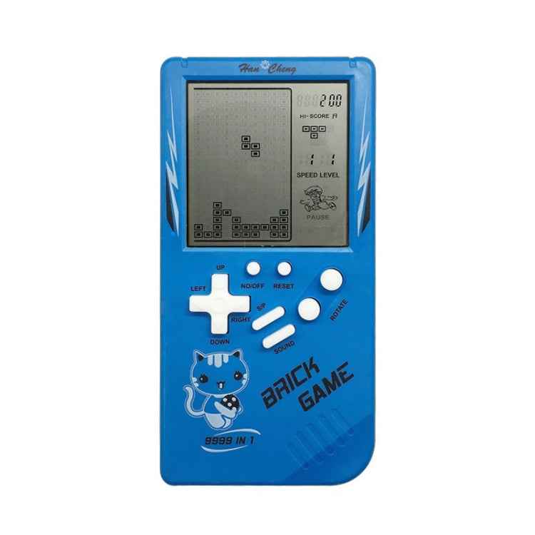 Large Screen Retro Children Handheld Game Console, Blue, Pink, Yellow, Green