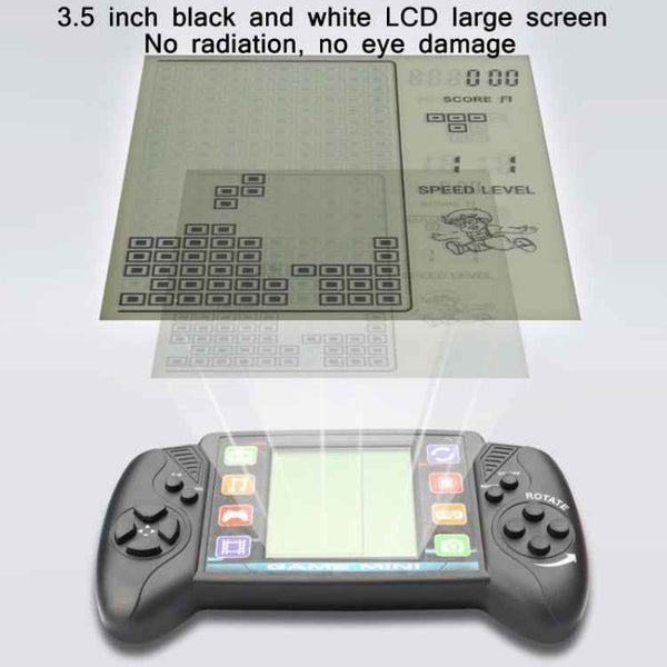 Large Screen Children Handheld Game Console Electronic Toys, Blue, Pink, Black, Yellow