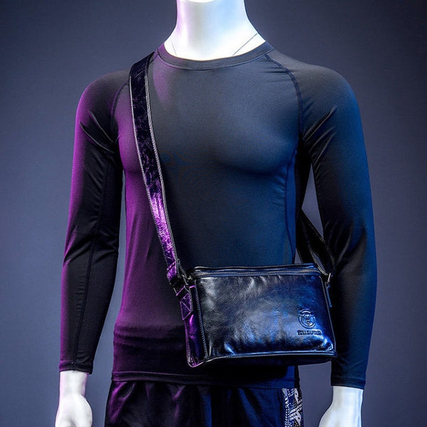 BULL CAPTAIN Leather Shoulder Messenger Bag For Men