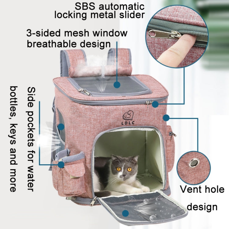 LDLC QS-002-L Foldable And Breathable Portable Pet Backpack