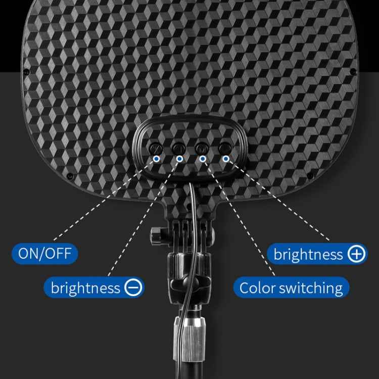 S20 LED Ring Live Fill Light Selfie Photography Full Screen Beauty Light, Style: Single Light + Stand