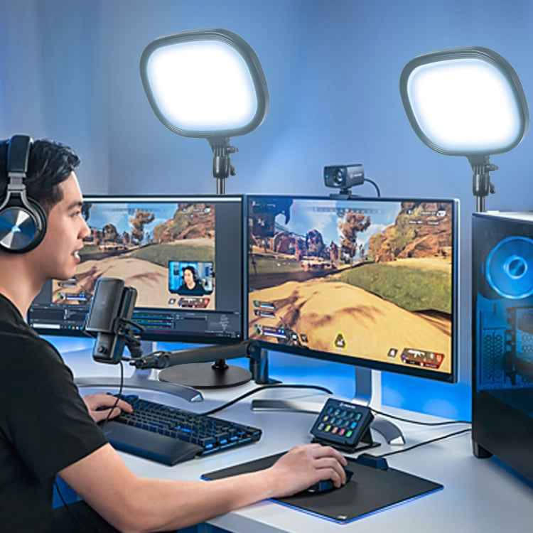 S20 LED Ring Live Fill Light Selfie Photography Full Screen Beauty Light, Style: Single Light + Stand