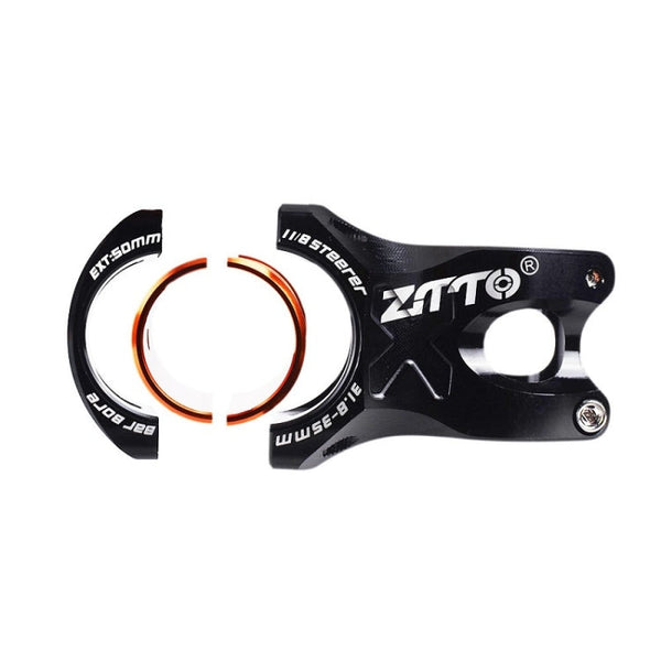 ZTTO Bicycle Handlebar Hollow 0 Degree Short Riser