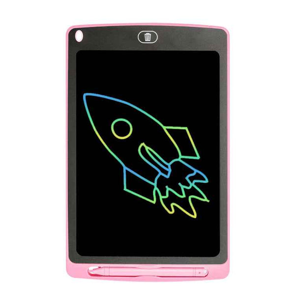 LCD Writing Board Children Hand Drawn Board, Specification: 10 inch Colorful (Light Pink)