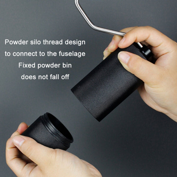 CNC Stainless Steel Hand Crank Coffee Bean Grinder