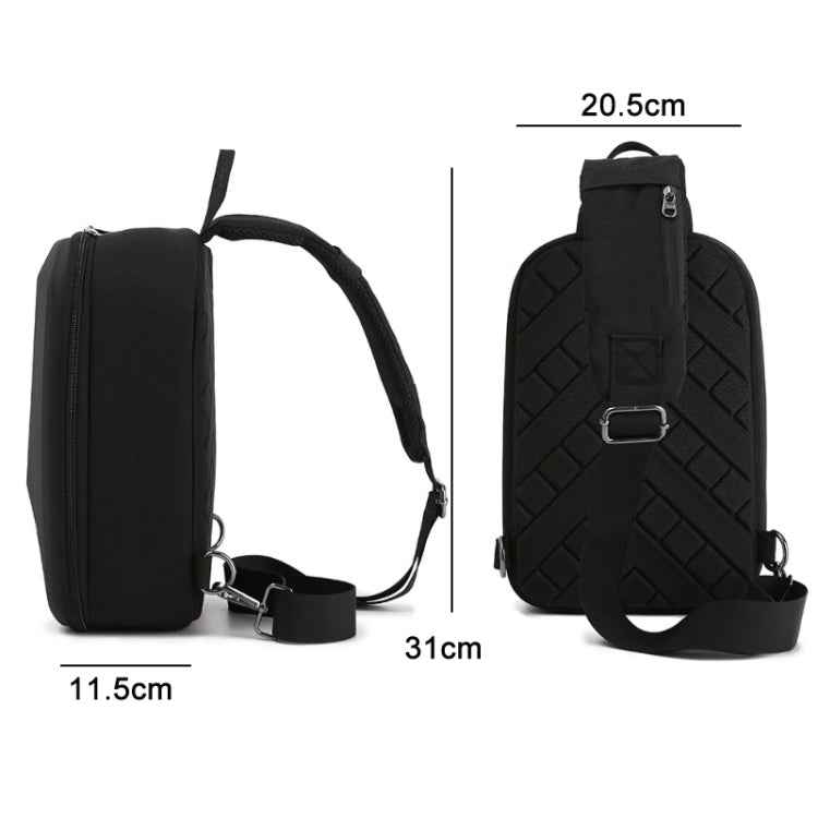 Storage Bag Messenger Bag Chest Bag For DJI Mini 3 /Mini 3 Pro(Black)