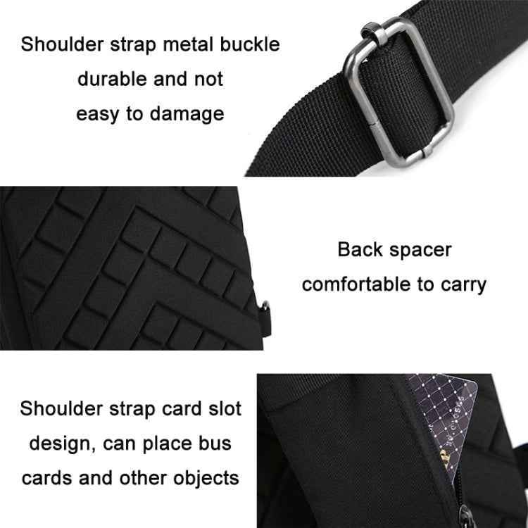 Storage Bag Messenger Bag Chest Bag For DJI Mini 3 /Mini 3 Pro(Black)