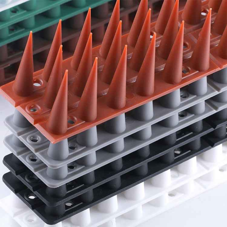 Plastic Bird Repellent Thorns Fence Anti-climb Nails(Black)