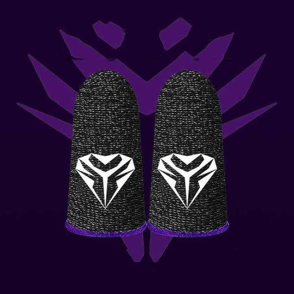 Gaming Superconducting Sweat Resistant Finger Gloves(Purple)