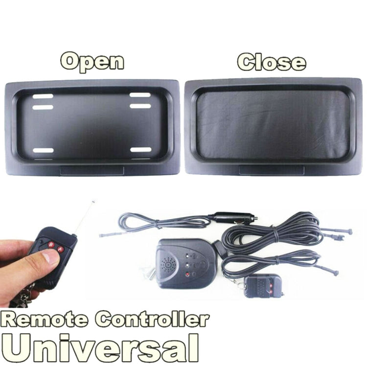 US Standard Rolling Shutter Car License Plate Frame License Plate Bracket, Single License Plate Bracket