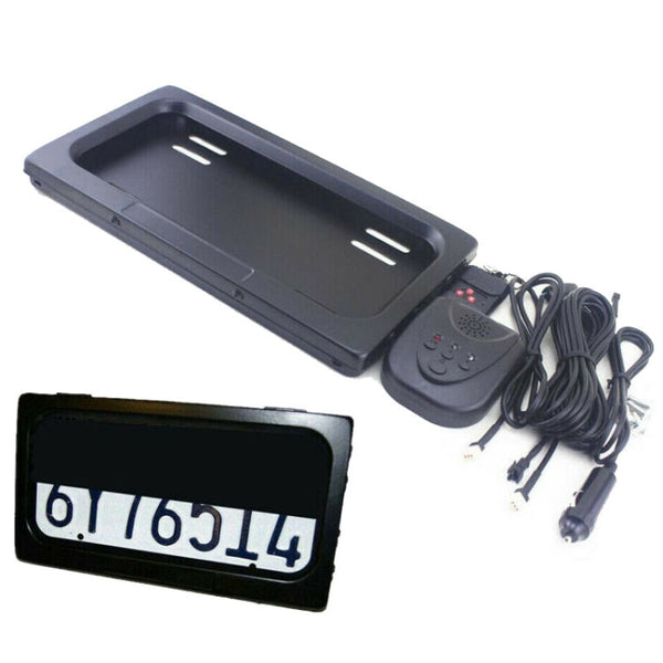 US Standard Rolling Shutter Car License Plate Frame License Plate Bracket, Single License Plate Bracket
