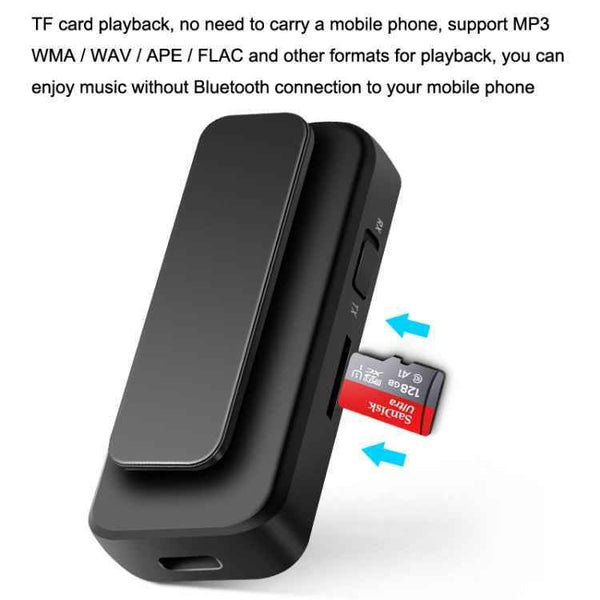 T40 2 In 1 Bluetooth 5.1 Receiver NFC Transmitter Car AUX Adapter