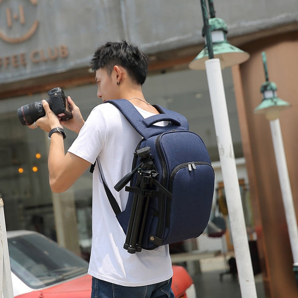 Cationic SLR Backpack Waterproof Photography Backpack with Headphone Cable Hole